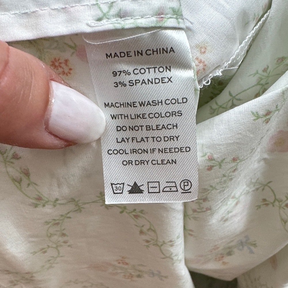 🌸🪻⭐️RARE: BNWT Hill House Ellie Nap Dress in Pastel Trellis Plus Size 2XL 🪻🌸 - Picture 10 of 10